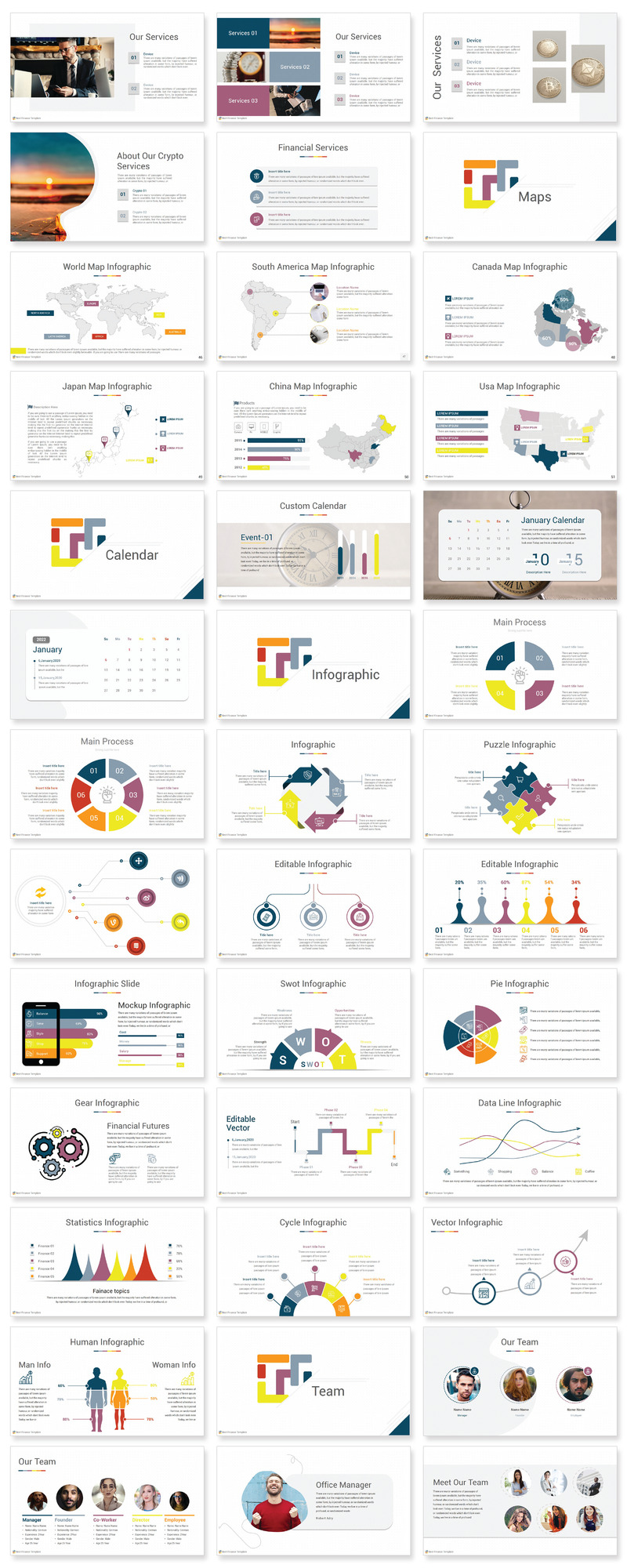 Finansiell balans PowerPoint-mall - Features Image 2