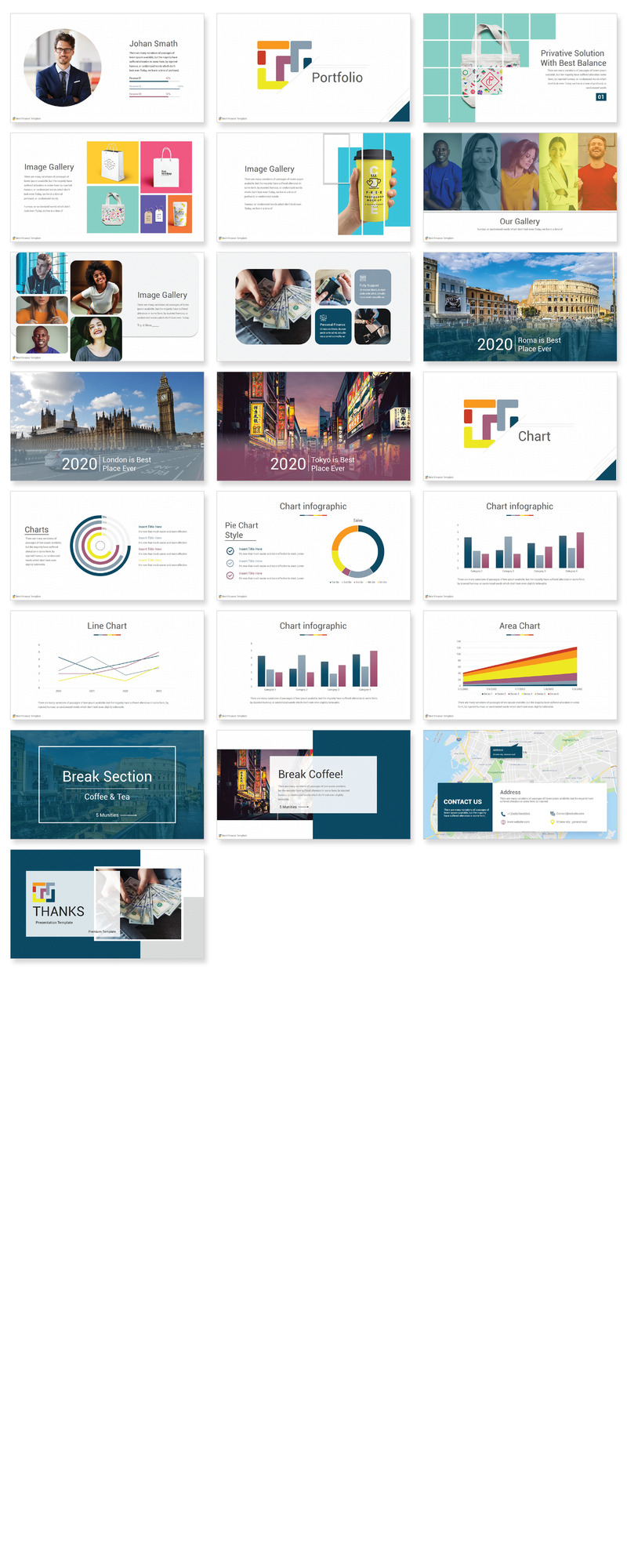 Finansiell balans PowerPoint-mall - Features Image 3