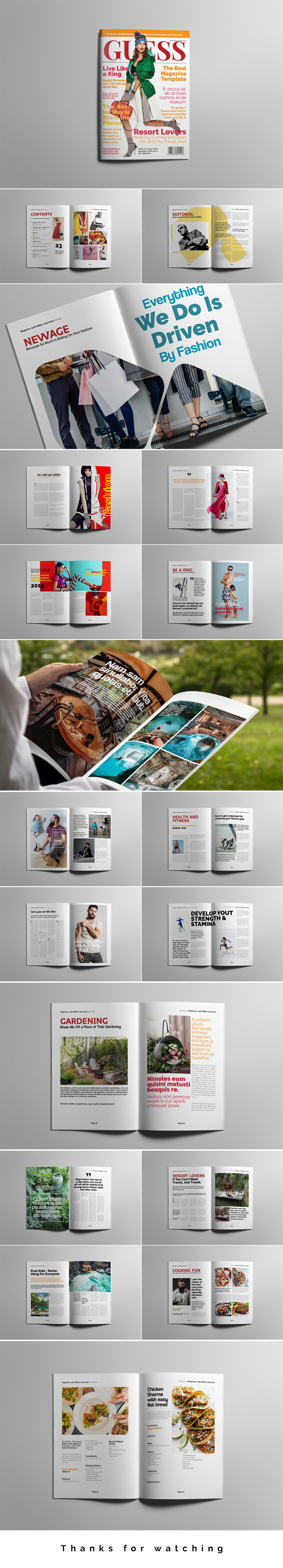 Lifestyle Magazine Template#02 - Features Image 1