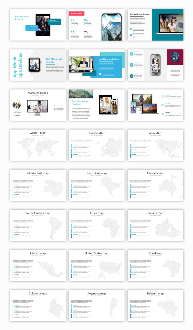 PowerPoint-sjabloon voor bedrijfskunde - Features Image 5
