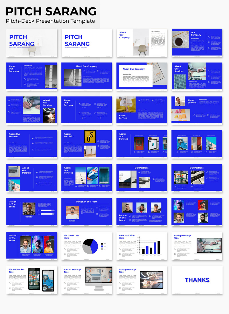 Pitch Sarang - Modèle PowerPoint de Pitch-Deck - Caractéristiques de l’image 1