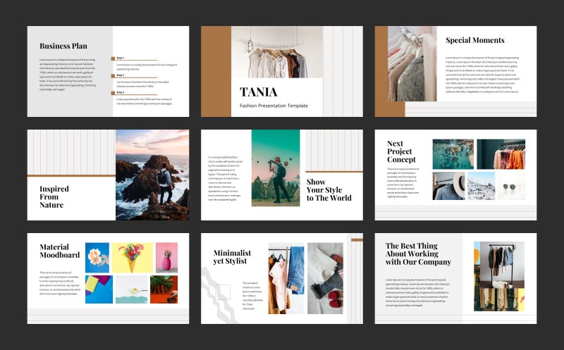 Шаблон презентации PowerPoint для Tania Fashion - Features Image 2