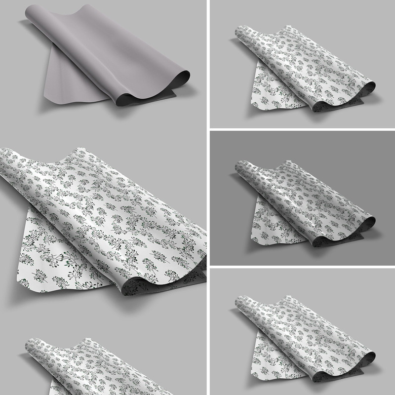 Elegant pattern on fabric Product Mockup - Features Image 1