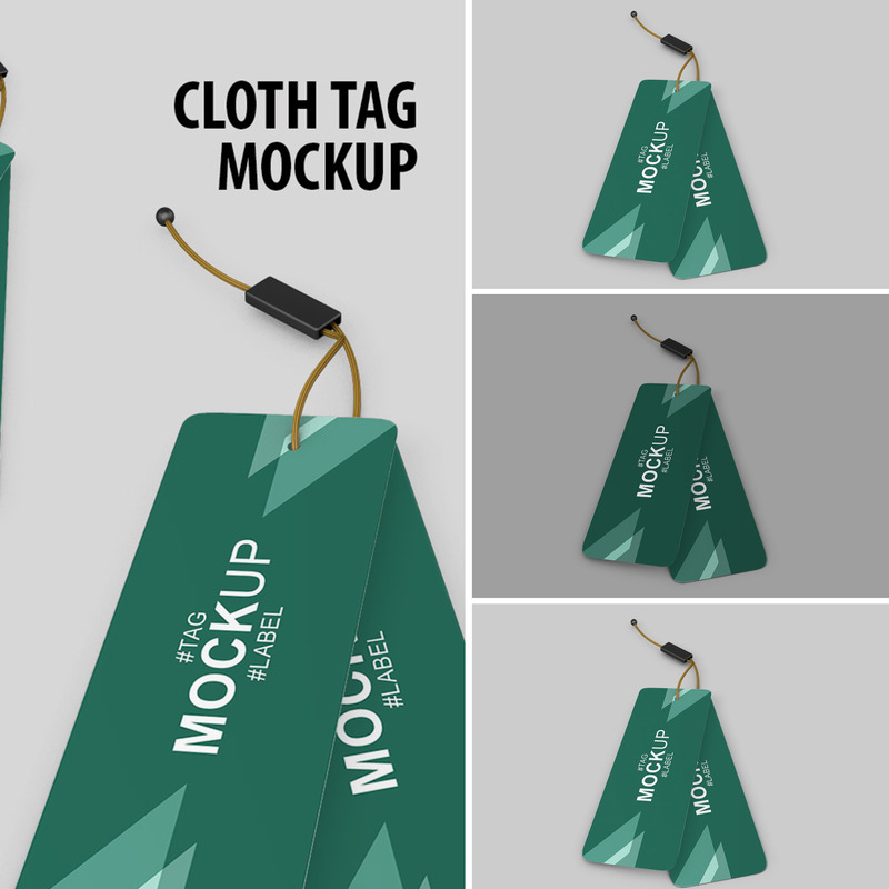 Cloth Tag Product Mockup - Features Image 1
