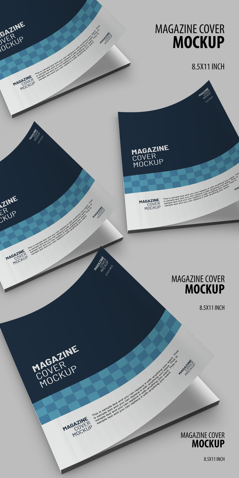 Magazine cover Product Mockup - Features Image 1