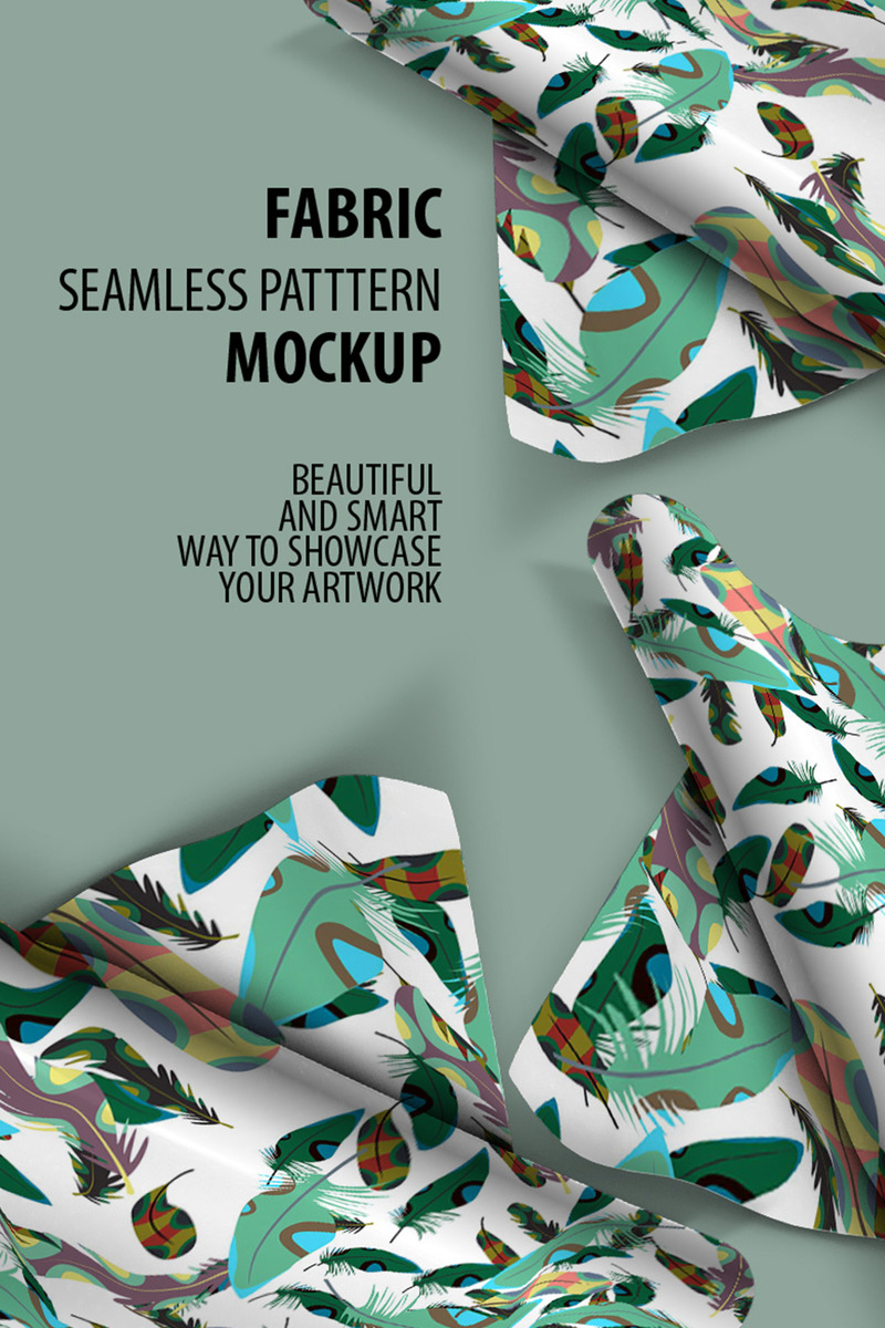 Feather scattered randomly repeat Pattern - Features Image 1