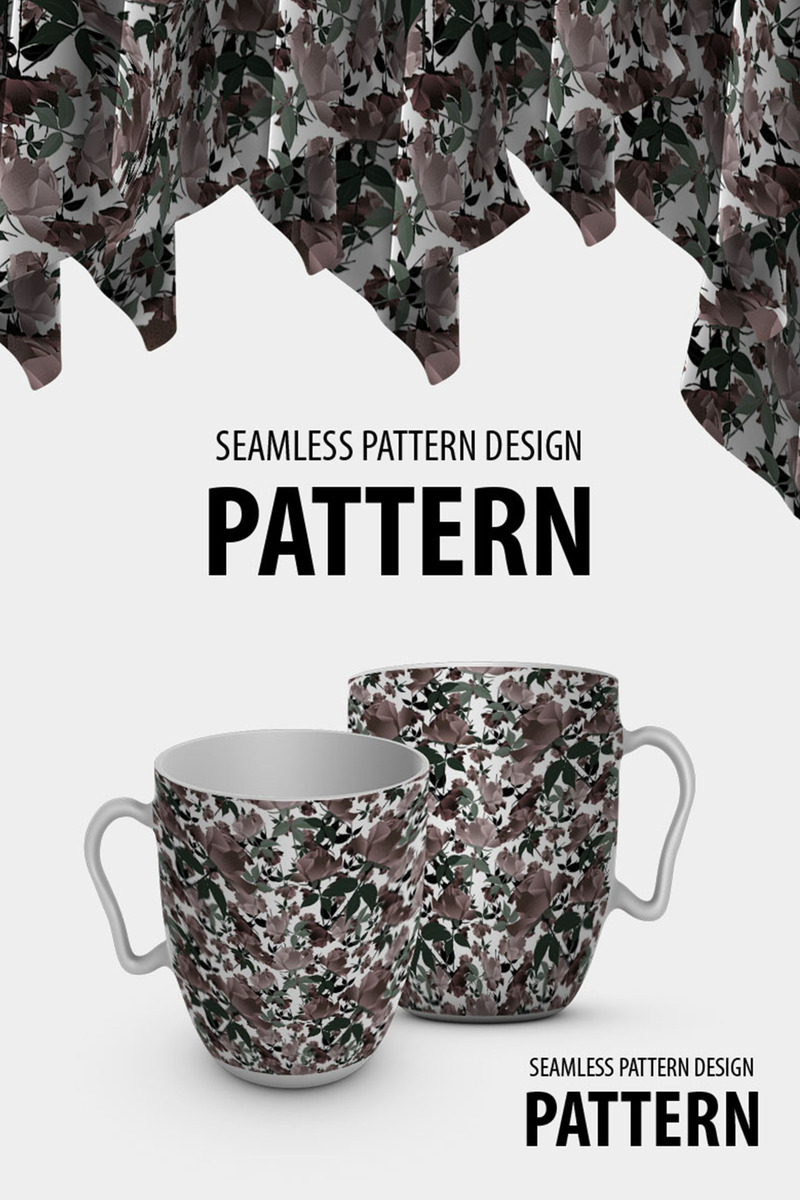 Retro beautiful seamless floral seamless design Pattern - Features Image 1