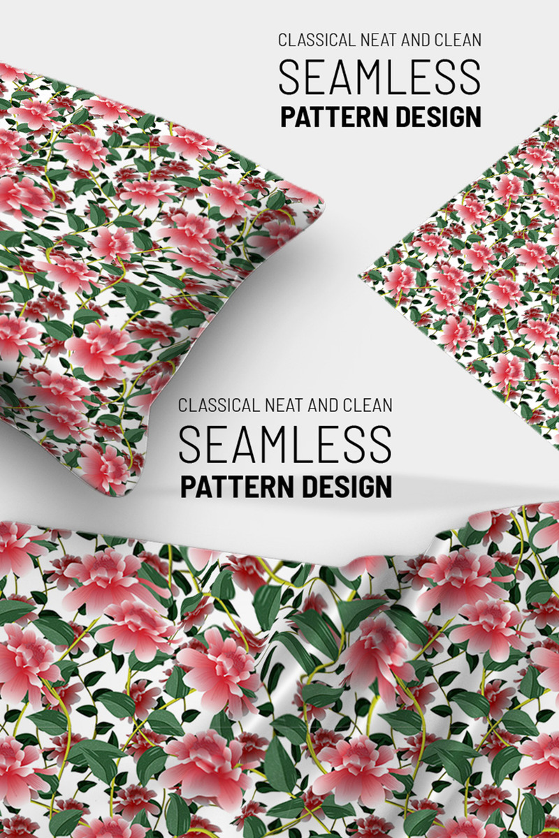 Elegantly designed floral repeat design Pattern - Features Image 1