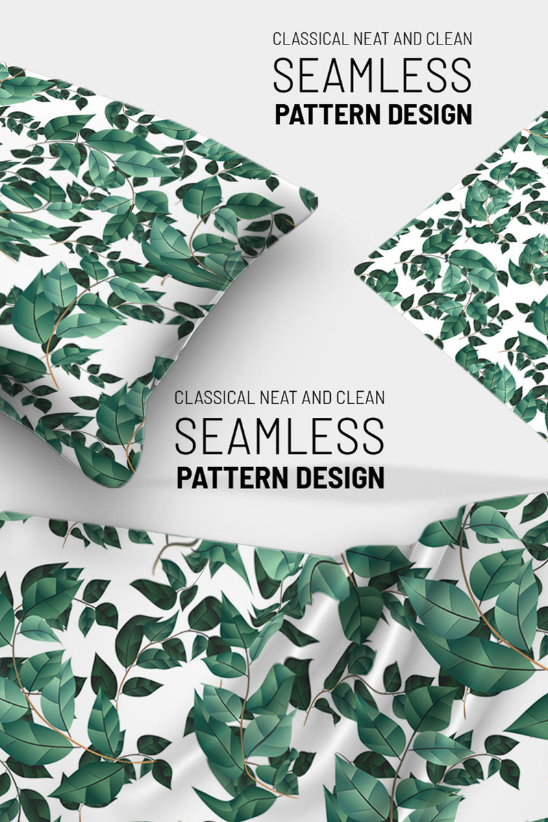 Floral branches with repeat design Pattern - Features Image 1