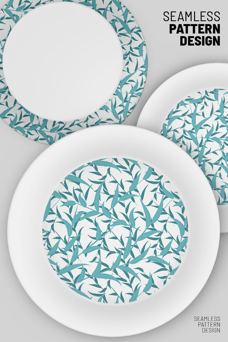 Abstract leaves and branches Pattern - Features Image 1