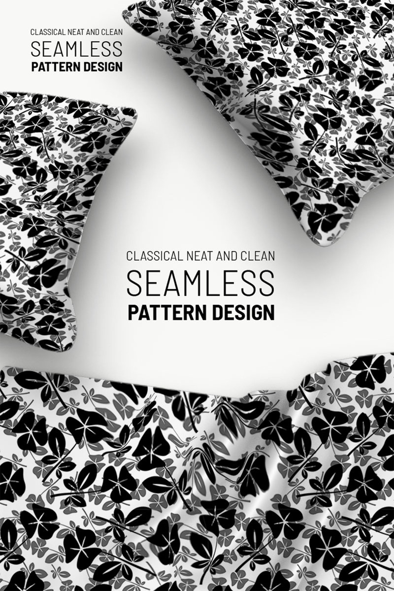 Abstract flowers and seamless design Pattern - Features Image 1