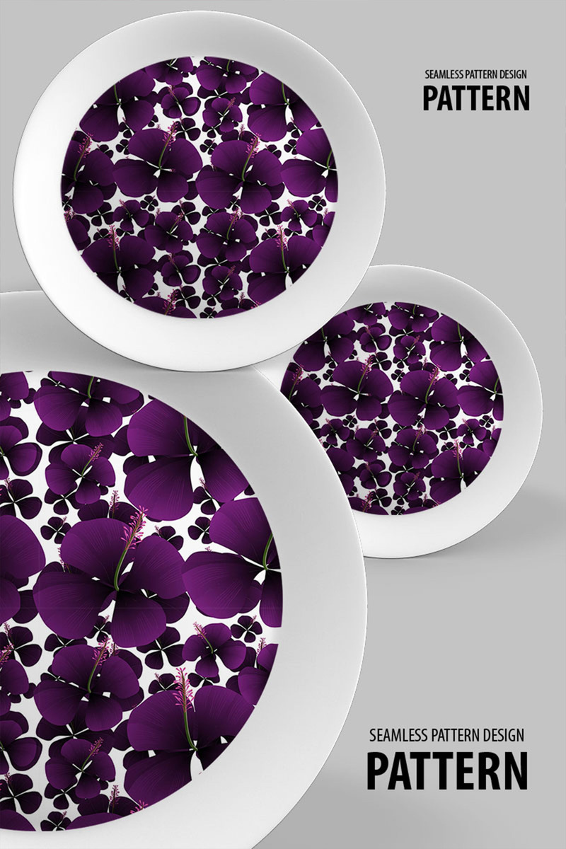 Abstract flower on a tiny branch Pattern - Features Image 1