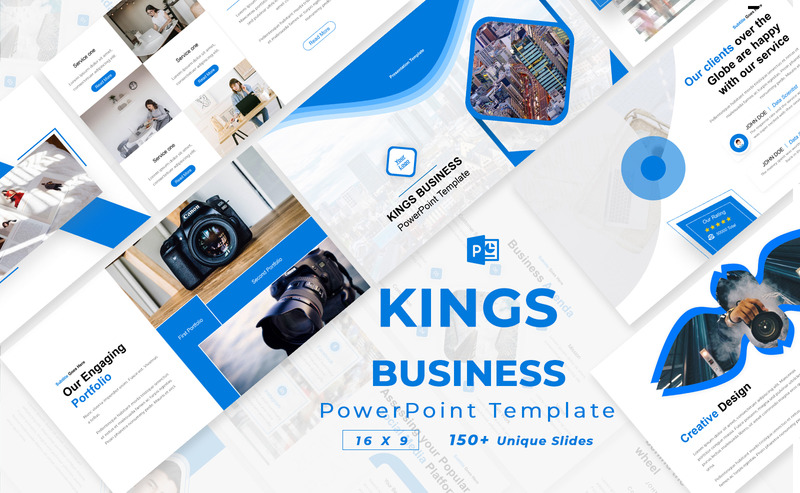 Kings Business - PowerPoint Template - Features Image 1