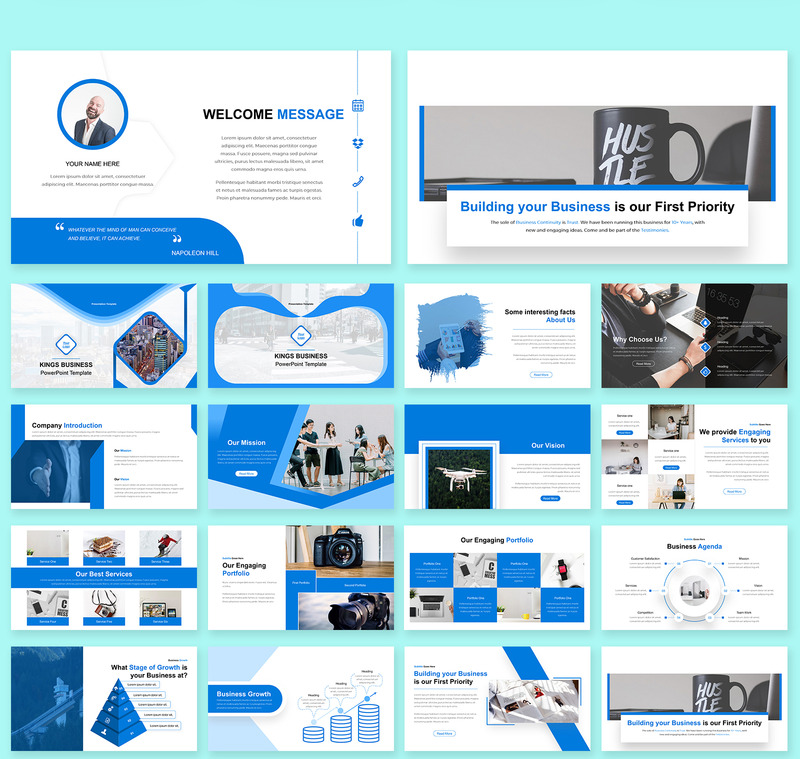 Kings Business - PowerPoint Template - Features Image 3