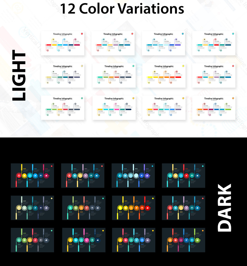 Oś czasu Infografika Szablon PowerPoint - Obraz funkcji 3