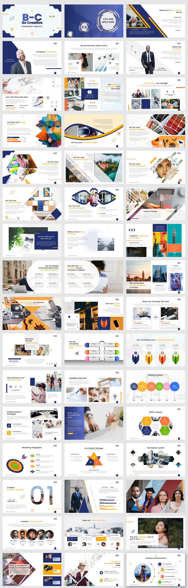 Be Creative Business modello PowerPoint - Caratteristiche Immagine 8