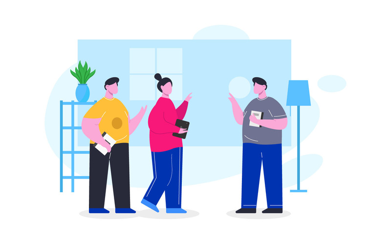 People discussion Illustration - Features Image 1