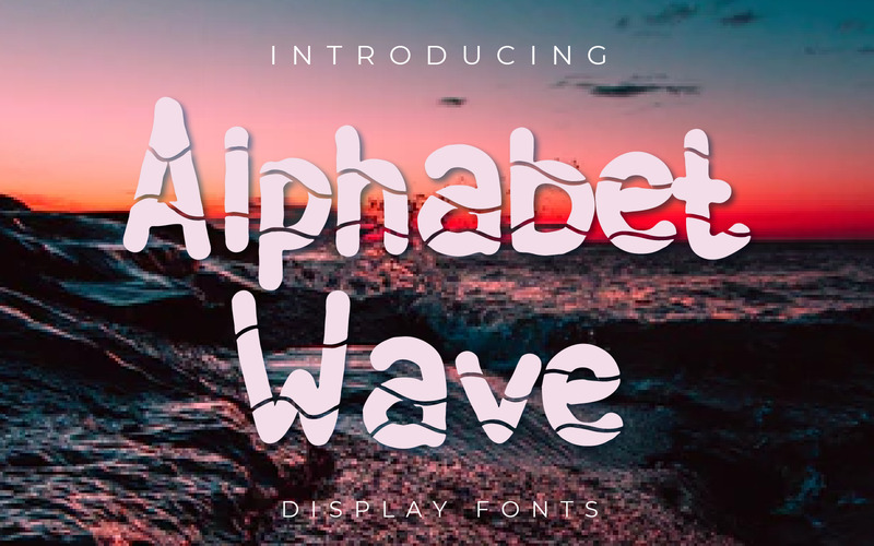 Alphabet Wave - Font display per bambini - Caratteristiche Immagine 1