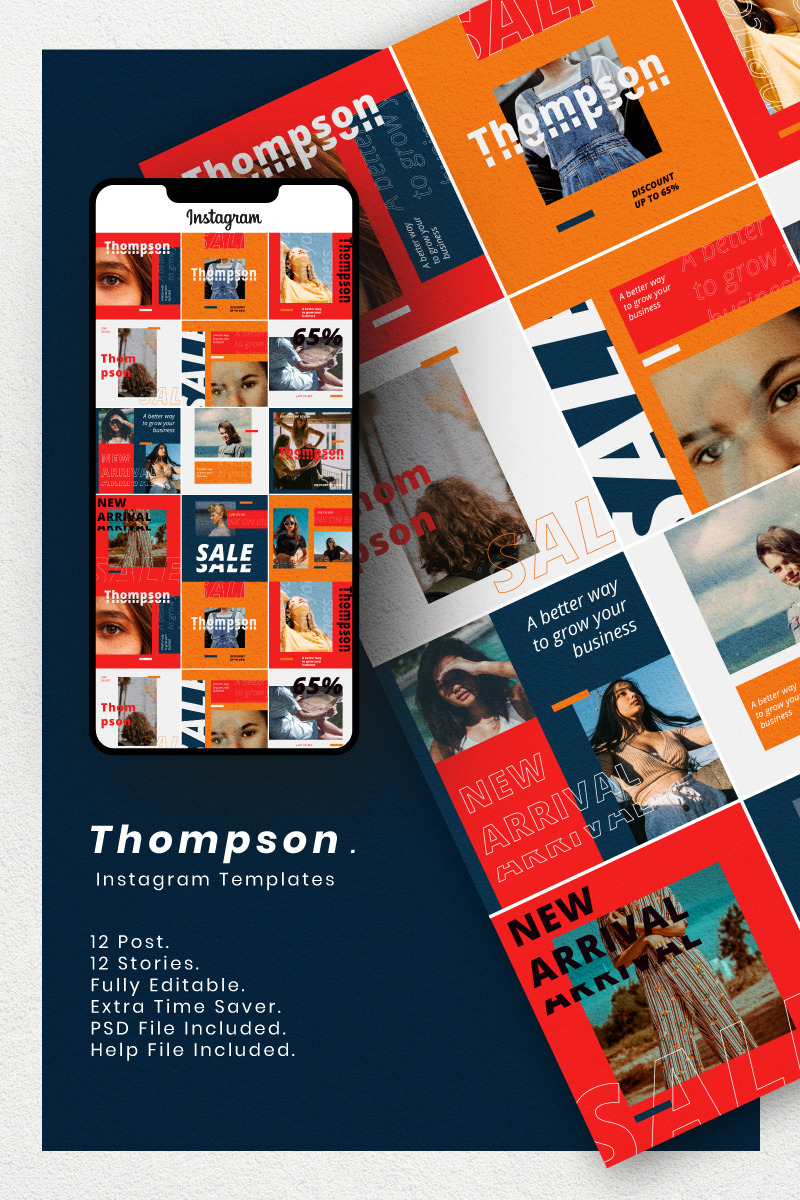 Thompson Social Media Template - Features Image 1