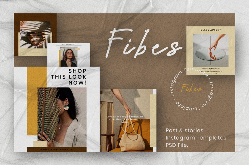 Fibes - Instagram Template for Social Media - Features Image 1