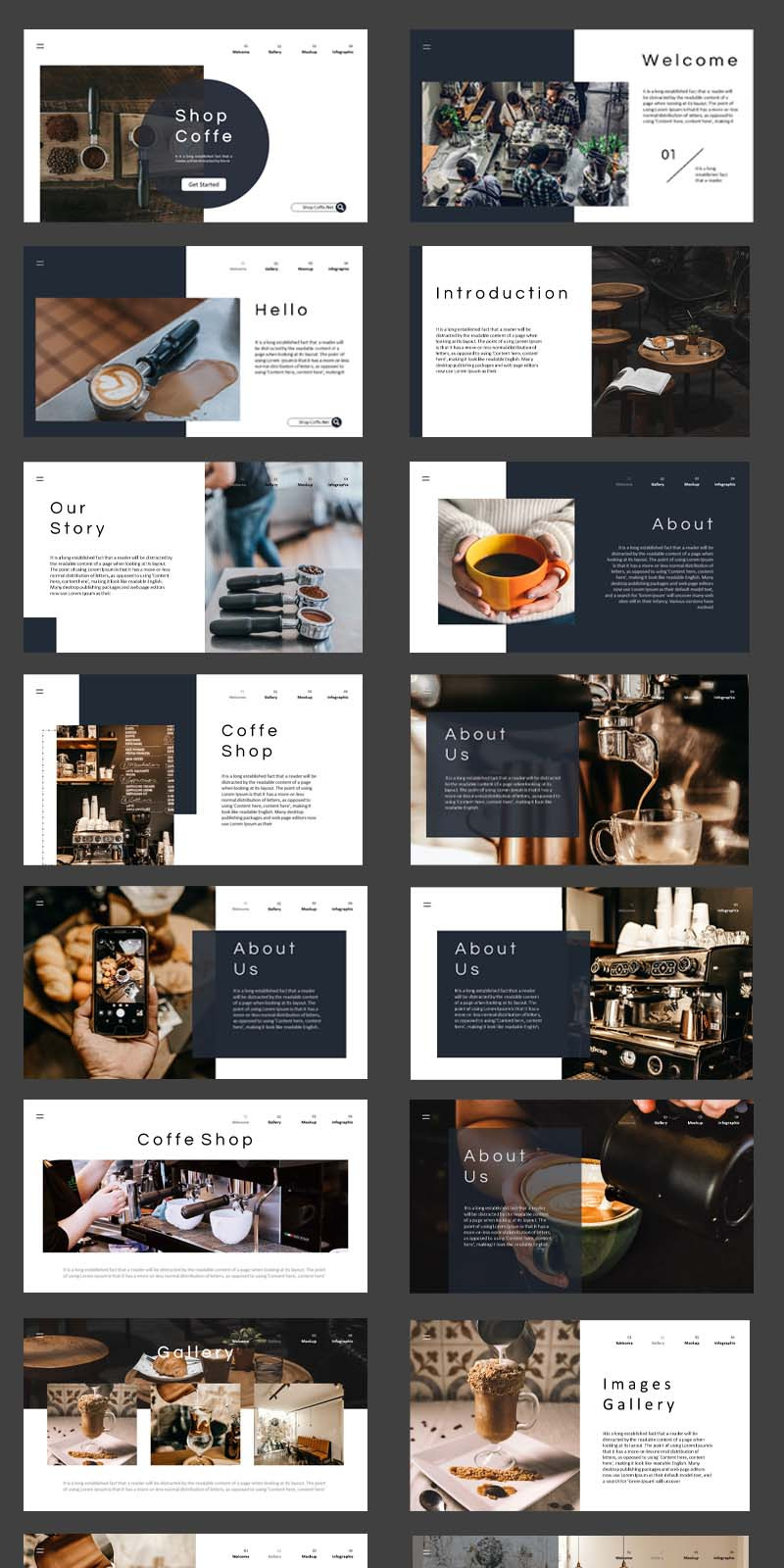 Shop Cofee – Creative Business PowerPoint Template - Features Image 1