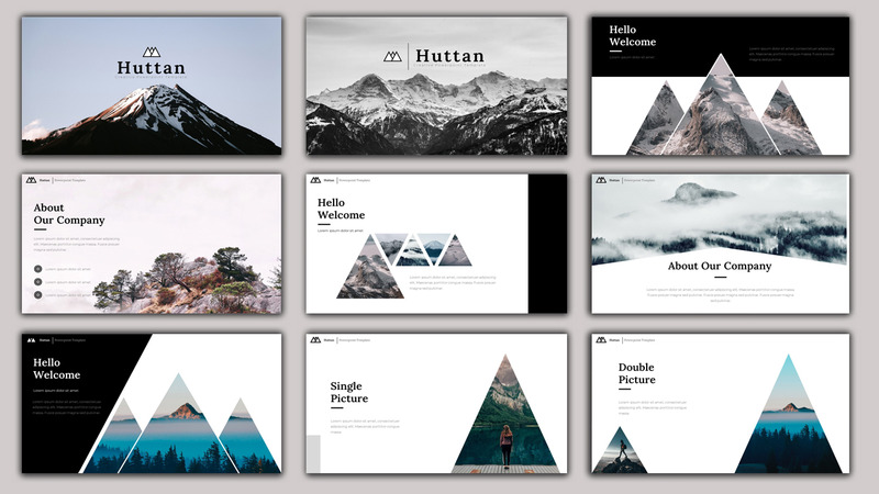 Huttan - 创意商业 PowerPoint 模板 - Features Image 2