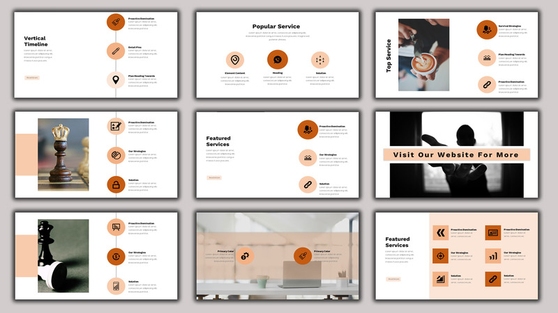 Presentation Bundle Pack 3 in 1 PowerPoint template - Features Image 3