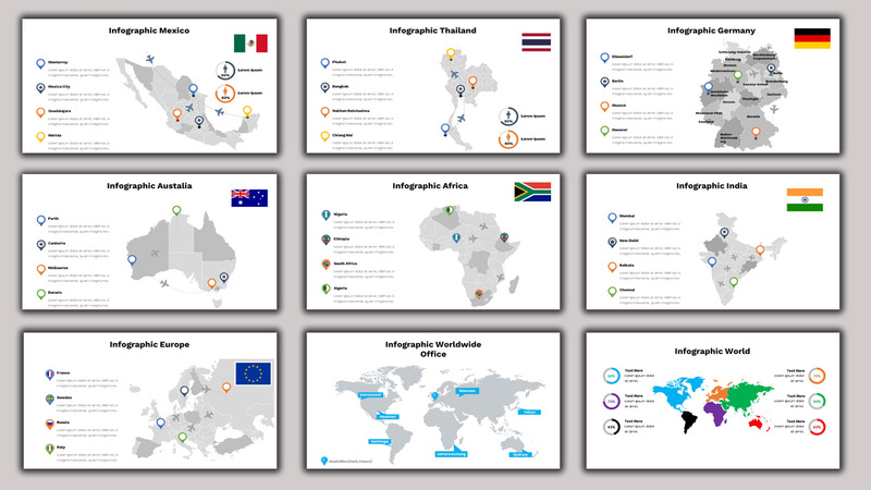 Presentation Bundle Pack 3 in 1 PowerPoint template - Features Image 8
