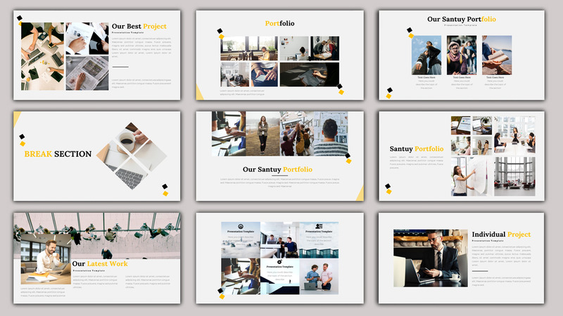 Bisnis Santuy - Creative Business PowerPoint template - Features Image 3