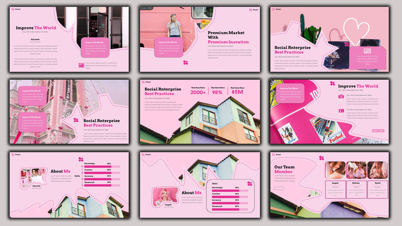 Simpel - Modello PowerPoint aziendale creativo - Caratteristiche Immagine 3