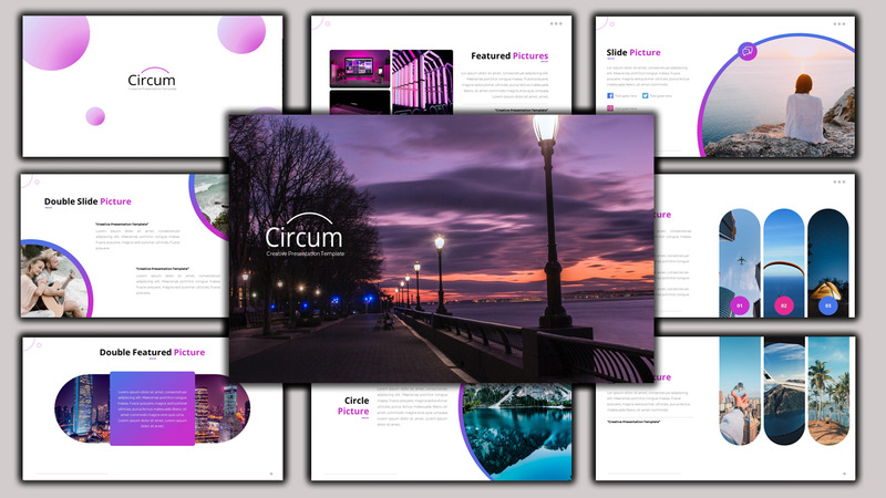 Circum - Creative Business PowerPoint template - Features Image 1