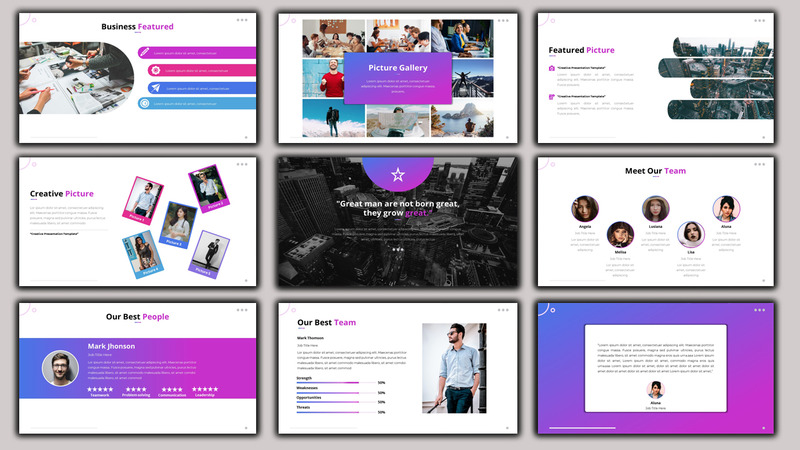 Circum - Creative Business PowerPoint template - Features Image 2