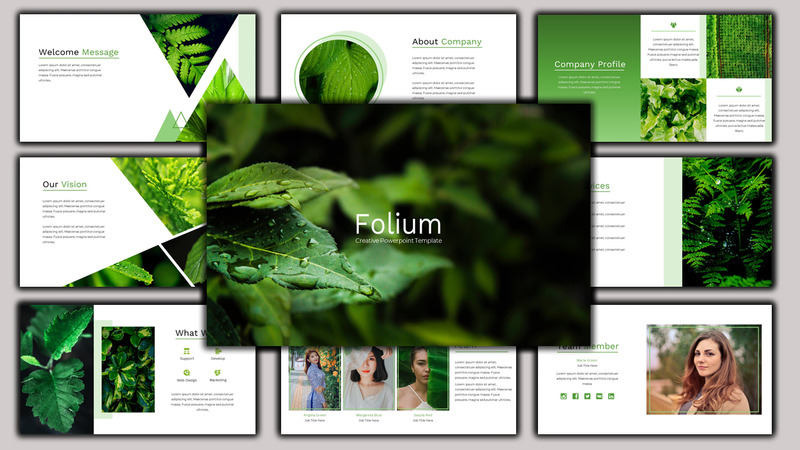Folium - Creative Business PowerPoint Template - Features Image 1