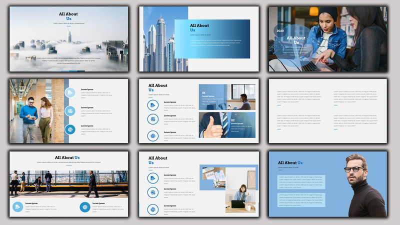 Business Plan - Creative Business Plan PowerPoint Template - Features Image 3