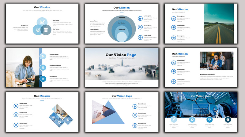Business Plan - Creative Business Plan PowerPoint Template - Features Image 4