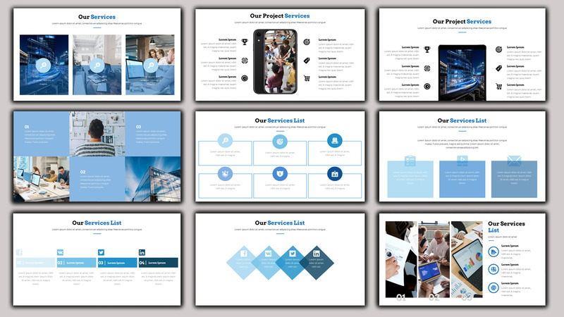 Business Plan - Creative Business Plan PowerPoint Template - Features Image 5