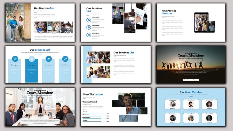 Business Plan - Creative Business Plan PowerPoint Template - Features Image 6