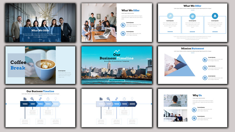 Business Plan - Creative Business Plan PowerPoint Template - Features Image 9