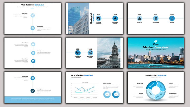 Business Plan - Creative Business Plan PowerPoint Template - Features Image 10