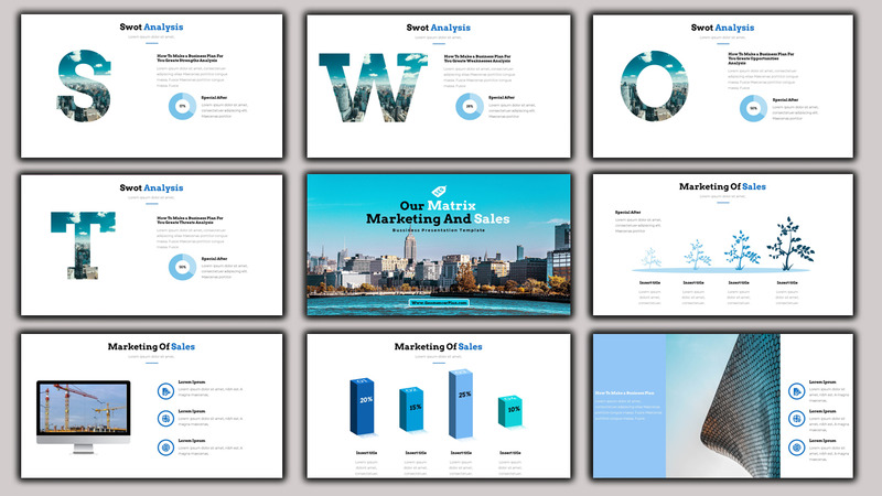 Business Plan - Creative Business Plan PowerPoint Template - Features Image 12