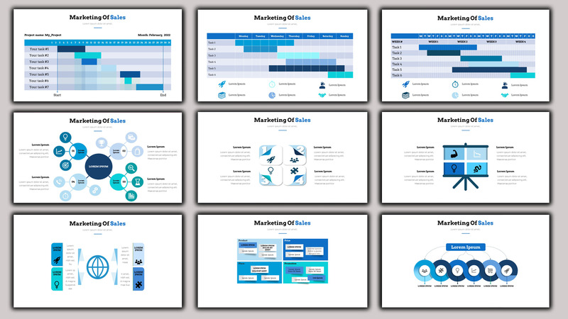 Business Plan - Creative Business Plan PowerPoint Template - Features Image 13