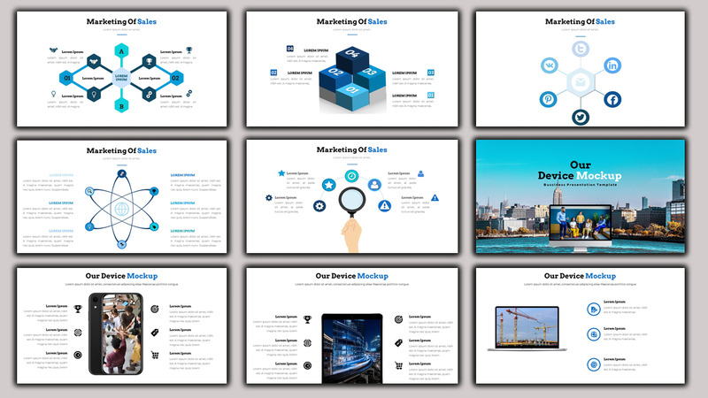 Business Plan - Creative Business Plan PowerPoint Template - Features Image 15