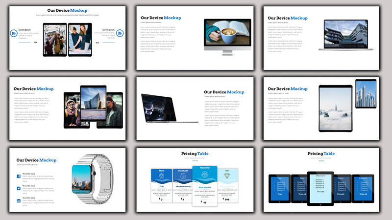 Business Plan - Creative Business Plan PowerPoint Template - Features Image 16