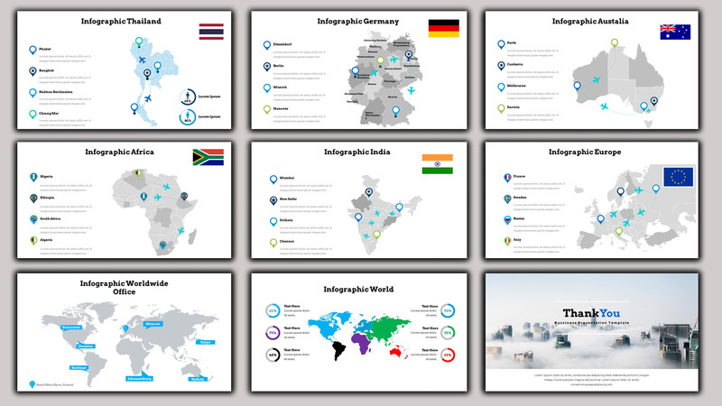 Business Plan - Creative Business Plan PowerPoint Template - Features Image 18