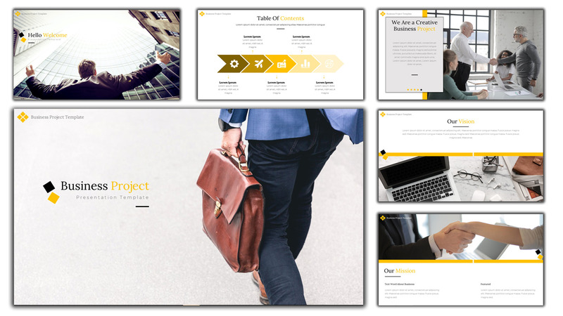 Business Project PowerPoint Template - Features Image 1