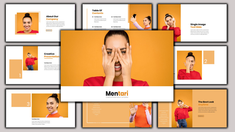 Mentari - Skönhetspresentation Google Slides - Funktionsbild 1