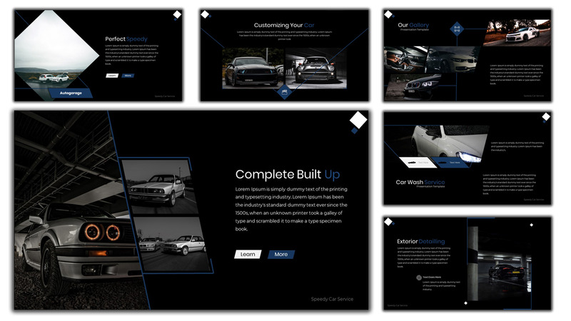Speedy - Car Services Google Slides - Caratteristiche Immagine 5