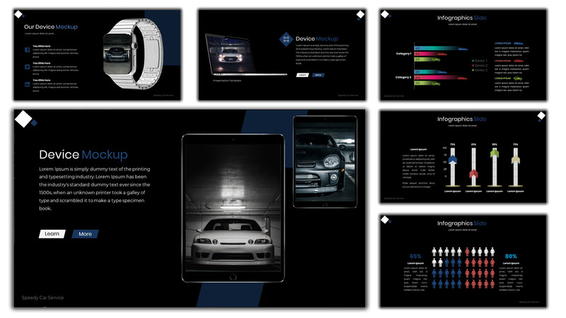 Speedy - Car Services Google Slides - Caratteristiche Immagine 7