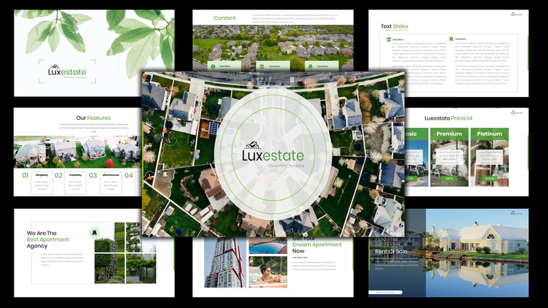 Premium Luxestate - Real Estate Agency Google Slides #123930 - Funktionsbild 1