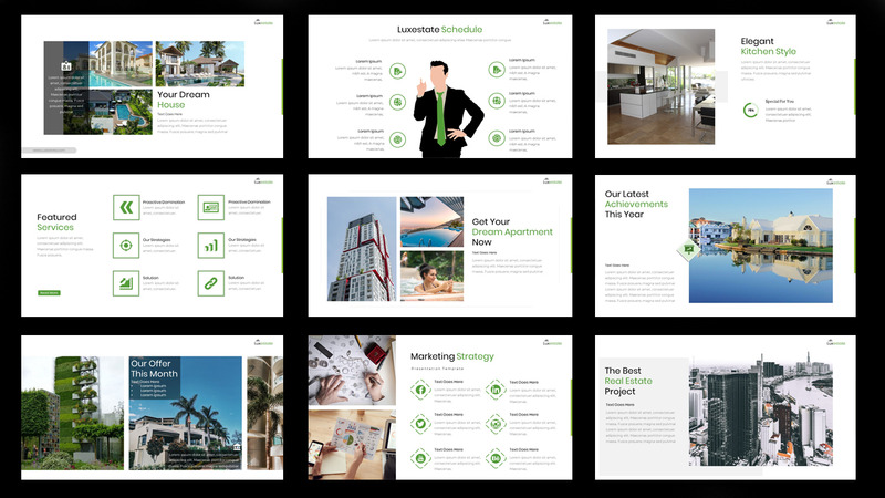 Premium Luxestate - Real Estate Agency Google Slides #123930 - Funktionsbild 3